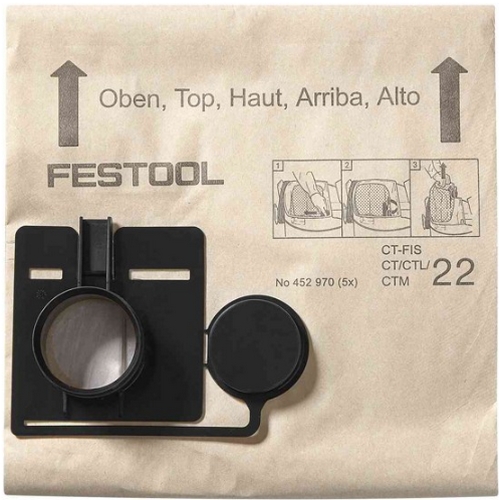 CT22용 집진기 필터백 FIS-CT 22/5 (5pcs)