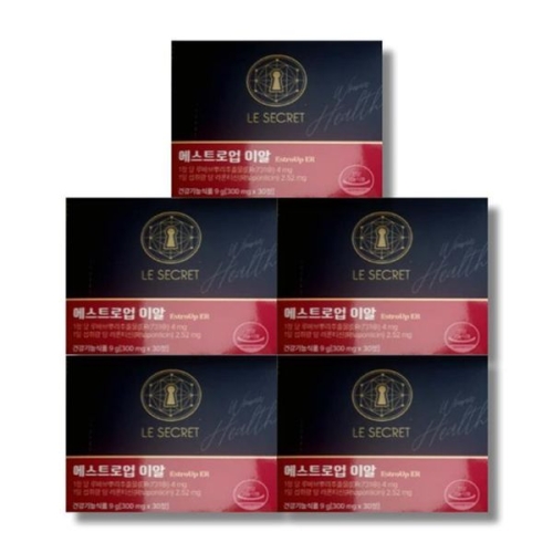 뉴트리원 르시크릿 에스트로업 이알 300mg 30정 (5개)