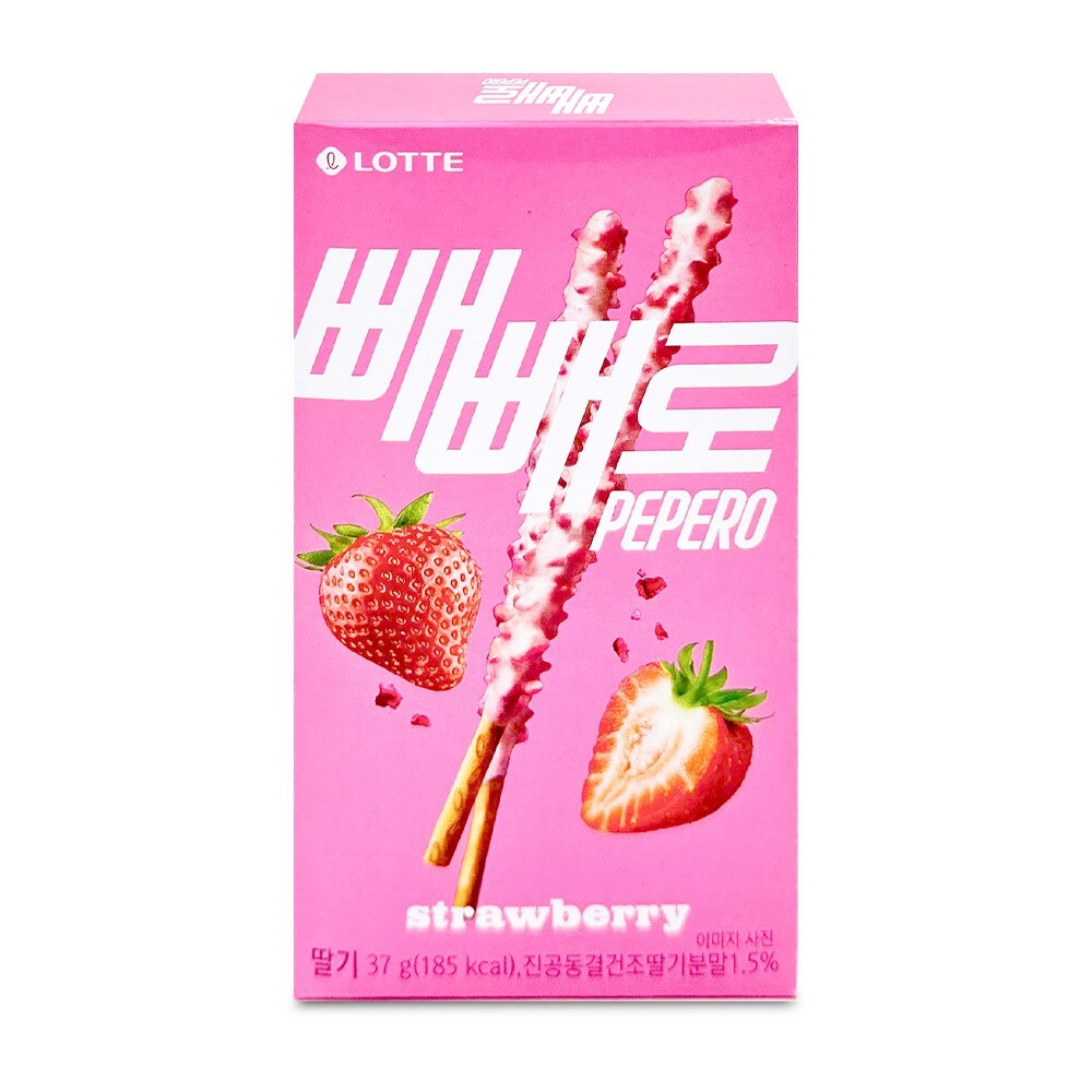 롯데제과 빼빼로 딸기 37g (20개)_이미지