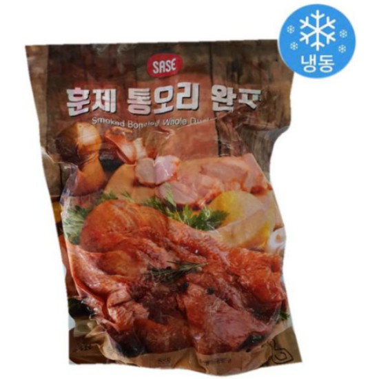 사세(SASE) 훈제 통오리 완포 800g (1개)_이미지