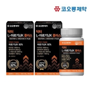 코오롱제약 닥터 L-아르기닌K 플러스 180정 (2개)