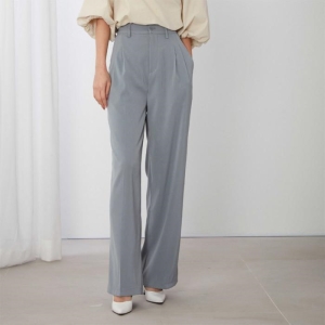 세븐제이스 여자 회색바지 밴딩 편한 와이드슬랙스 팬츠 14854335