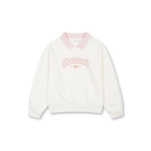 폴햄키즈 여아 더블니트 레귤러핏 카라 맨투맨 PKG1TR2016IV_SH_이미지