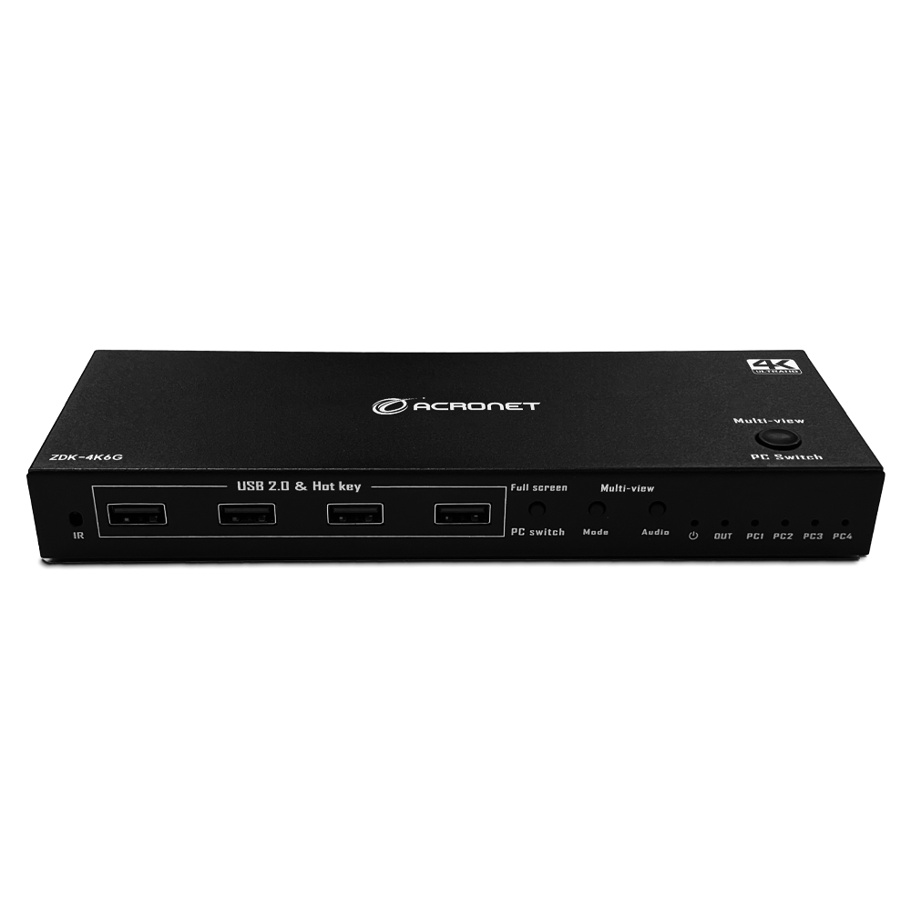 대진아이티 ACRONET ZDK-4K6G 4:1 HDMI 멀티뷰 KVM 스위치_이미지