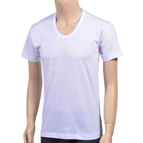 남성 데오니아가공 위생 항균소취 반팔 무지백색 런닝 SN2207-0050 백색_95