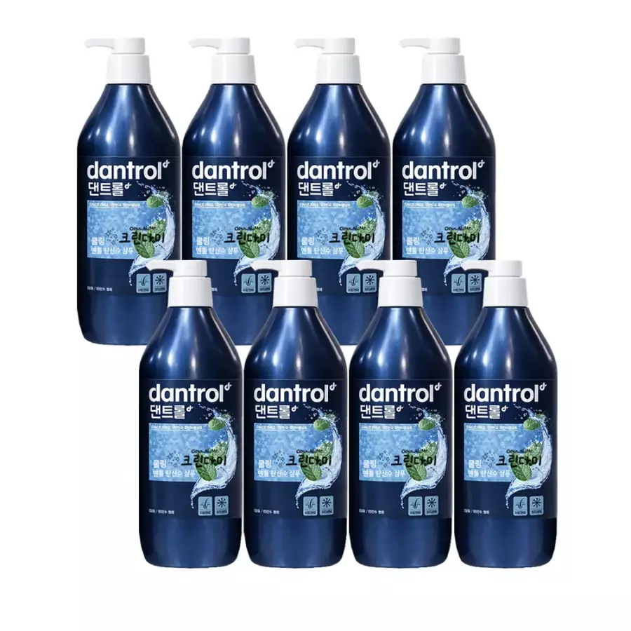 아모레퍼시픽 댄트롤 쿨링 멘톨 탄산수 샴푸 820ml (8개)