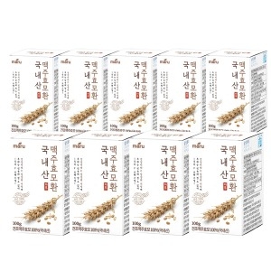 유기농마루 국내산 저온건조 맥주효모환 100g (9개)