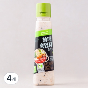 풀무원 참깨 흑임자 드레싱 220g 4개