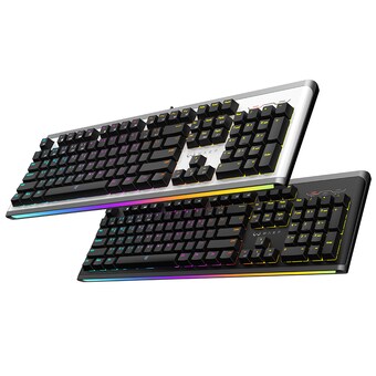 마이크로닉스 WARP <b>WK</b>-1 마닉축 RGB 게이밍 기계식 키보드 화이트