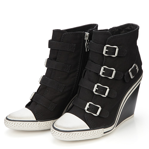 ASH THELMA BIS BLACK 텔마 비스 웨지 여성 스니커즈