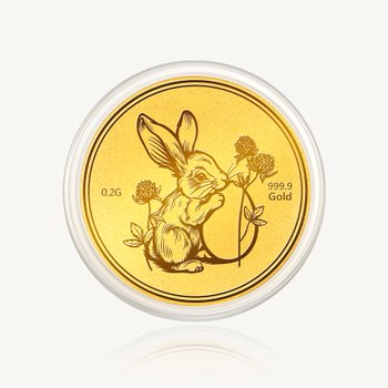 수앤진골드 토끼 코인 골드바 0.2g