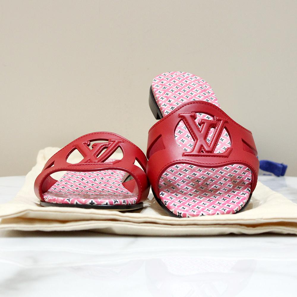 루이비통 다올동래 LV 이솔라 플랫 뮬 38 250mm 1ABU4G