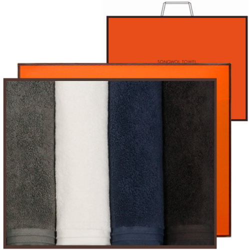 송월타월 호텔수건 에르모 선물세트 (4장)_이미지