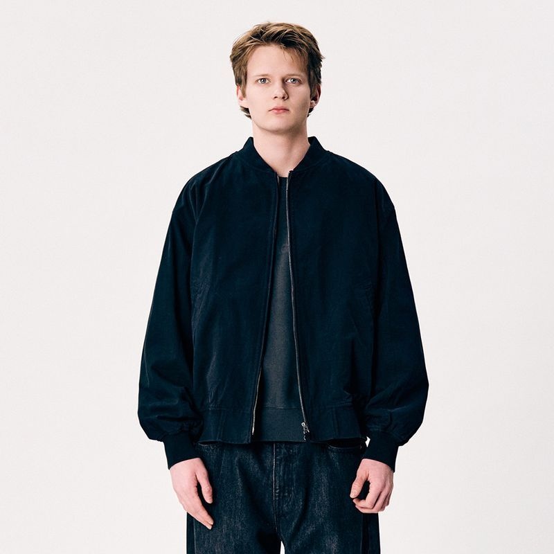 에스피오나지 Zip Front Deck Jacket Black 3782559 417103