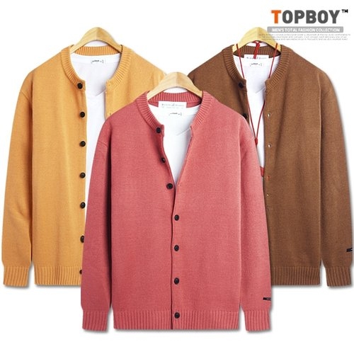  탑보이 내추럴 오버핏 가디건_DO261