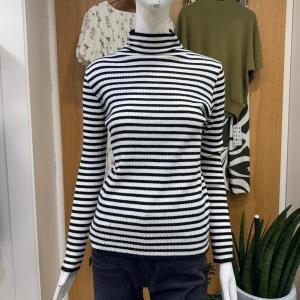 클리지 DP01 스트라이프 목 폴라 니트 대동 CP8WKP04 S41296252