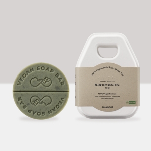 동구밭 비건 설거지 비누 녹차 100g (1개)