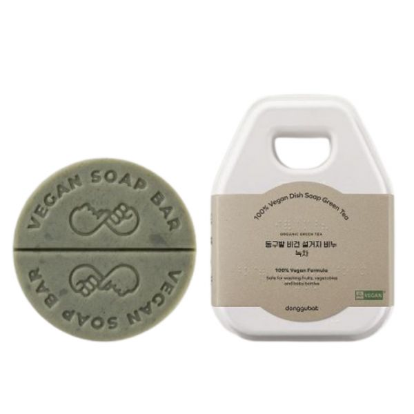 동구밭 비건 설거지 비누 녹차 100g (1개)_이미지
