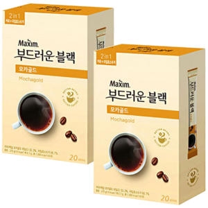 동서식품 맥심 모카골드 부드러운 블랙믹스 스틱 20개입 (2개)_이미지