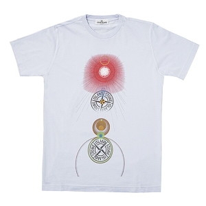 스톤아일랜드 로로모다 프린팅 주니어 반팔티셔츠 / 761621056-V0047_이미지