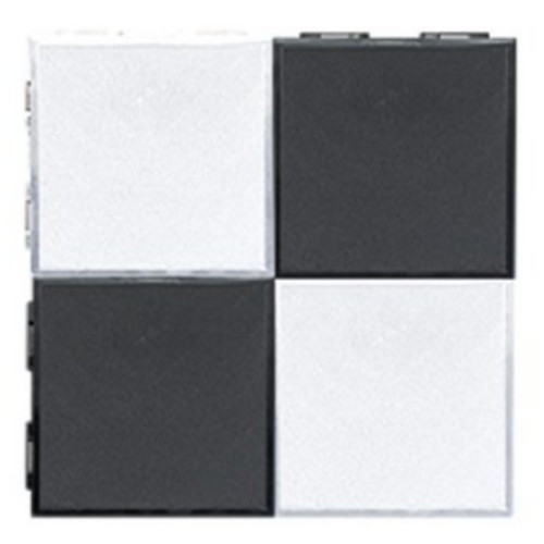 이지닷 체커보드 조립식 데크타일 화이트 + 차콜