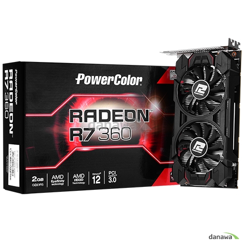라데온 R7 360 OC D5 2GB Dual Fan 디앤디컴