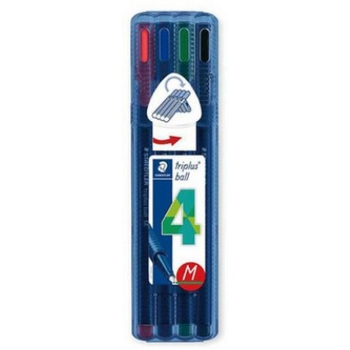 트리플러스 삼각볼펜 437FSB4 437MSB4 세트