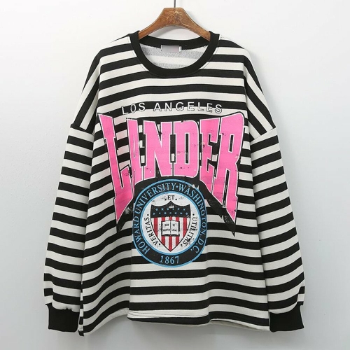 아이우먼 빈티지랜기모맨투맨 POK560M411 빅사이즈