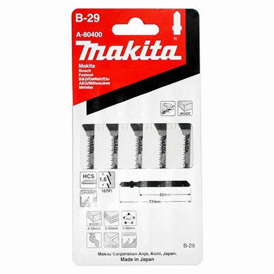 마끼다 목재용 직소날 A-80400 (5개)