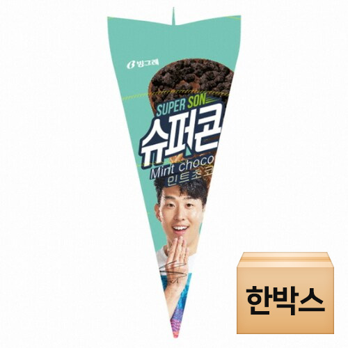 빙그레 슈퍼콘 민트초코칩 150ml (24개)_이미지