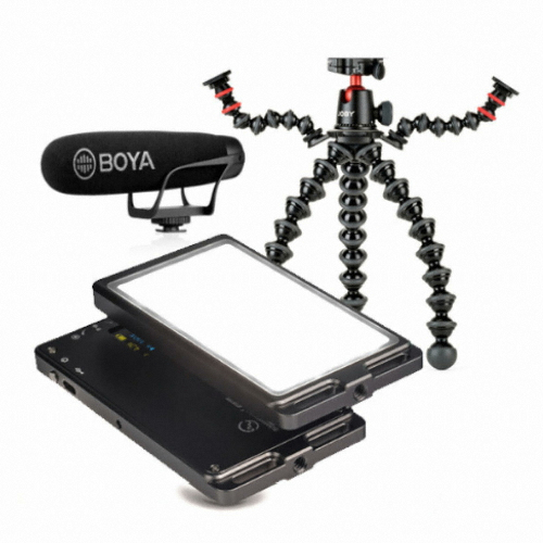 썬웨이포토 FL-96 LED라이트 + 고릴라포드 리그 + BM2021 외장마이크