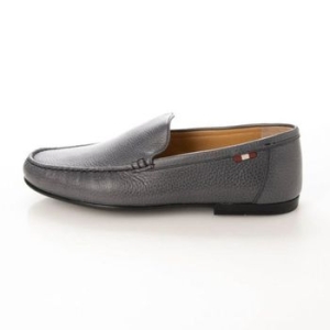 발리 5909519 Craxon Mens 6231424 Grey Leather Loafers 124998335