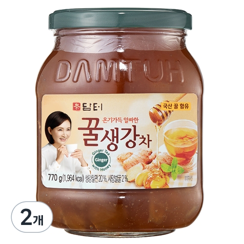 담터 꿀생강차 770g 1개입 2개_이미지