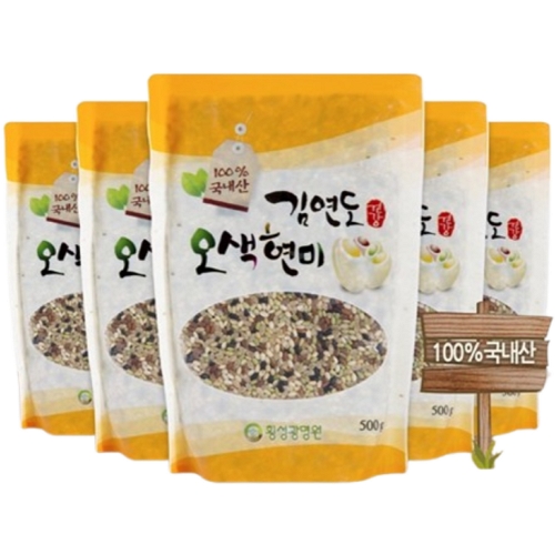 횡성광명원 김연도 오색현미 500g (16개)_이미지