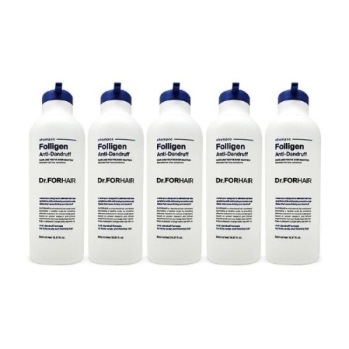 닥터포헤어 폴리젠 비듬 각질케어 샴푸 500ml (5개)