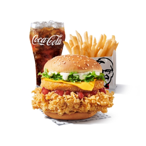 KFC 징거타워버거세트