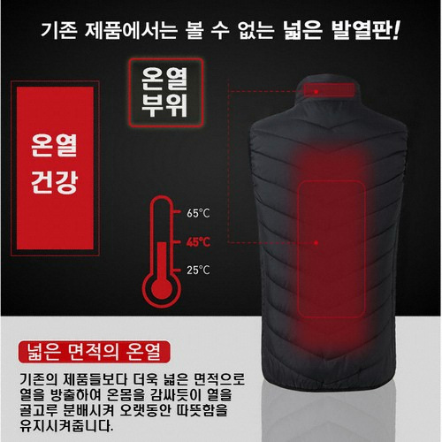 코끼리리빙 USB온열조끼_이미지