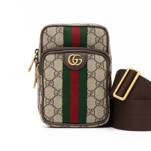 구찌 남성 미니 GG 숄더백_7525659C2ST8746