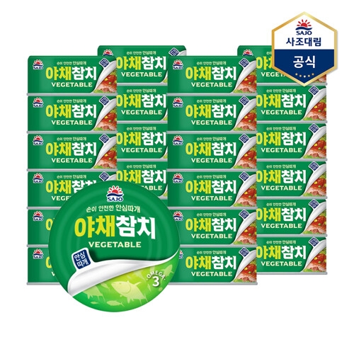 사조대림 야채 참치 안심따개 100g (24개)_이미지