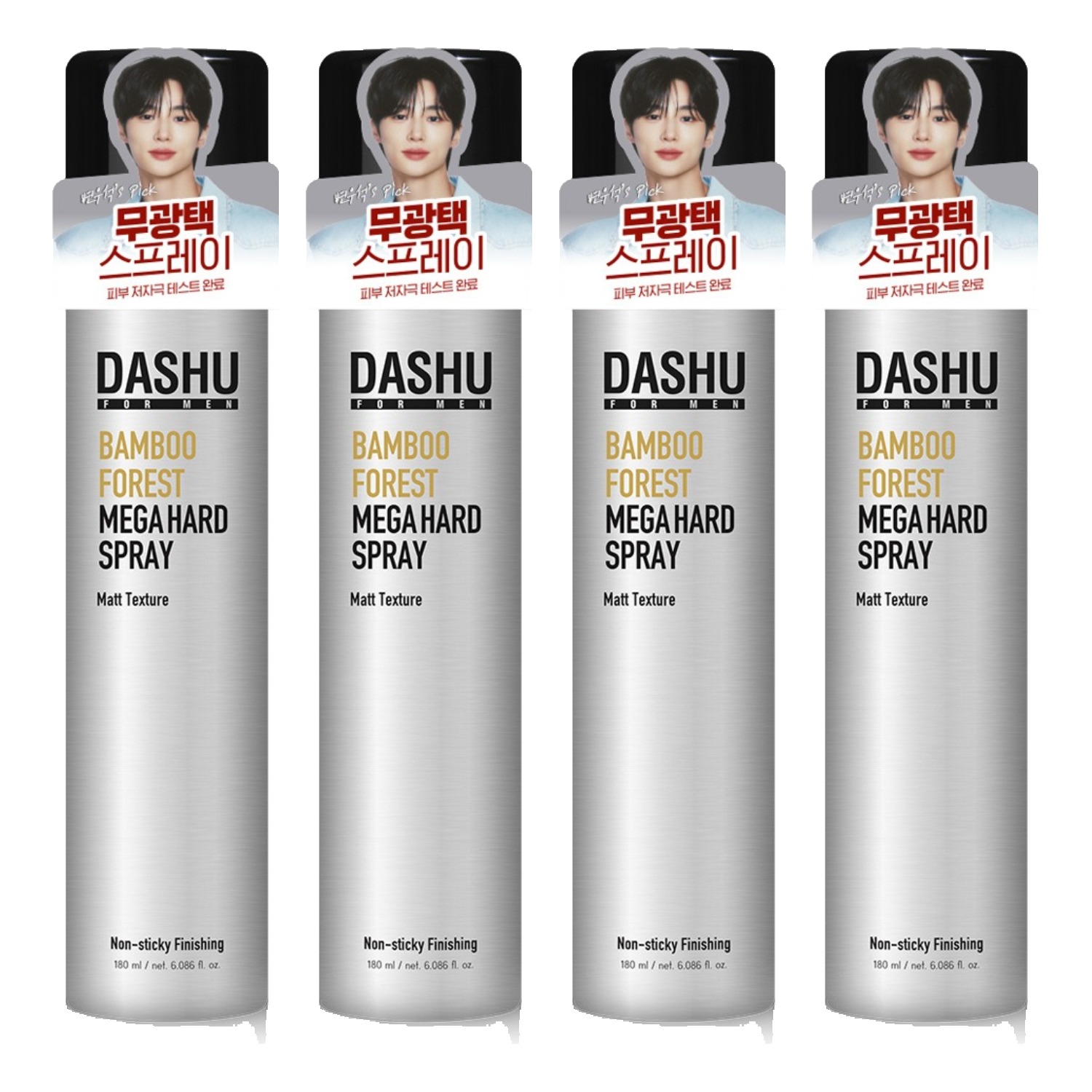 다슈 포맨 밤부 포레스트 메가 하드 스프레이 180ml (4개)_이미지