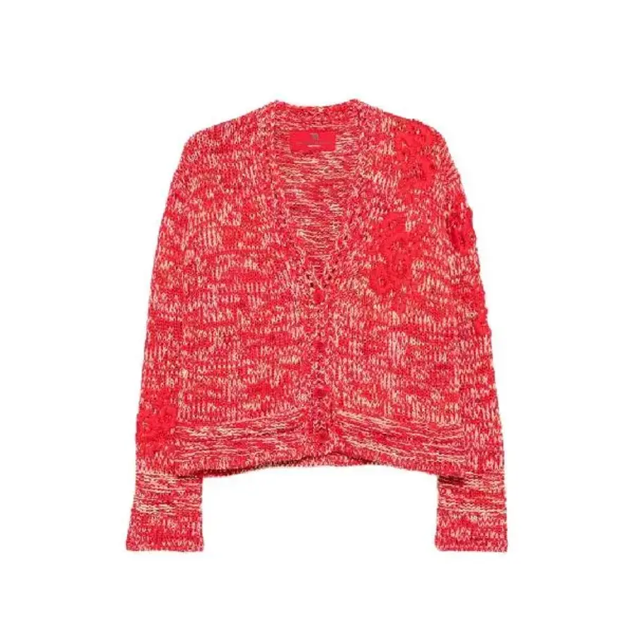 에르마노설비노 플로럴 아플리케 가디건 D485N329RHKE T_이미지