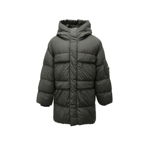 CP컴퍼니 NYCRA-R 렌즈 와펜 패딩자켓 다크그레이_19CMOW240A 005864G 978_이미지