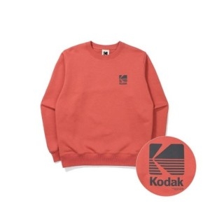 코닥 긴팔티 UQS K5122EFST1PNK 모노그램 레귤러핏 맨투맨 우먼 PINK