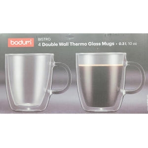 코스트코 보덤 비스트로 머그컵 4P 300ml BODUM 보온기능 실리콘환기구_이미지