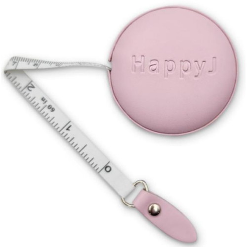 해피제이 휴대용 미니 원형 가죽 줄자 (1.5m)