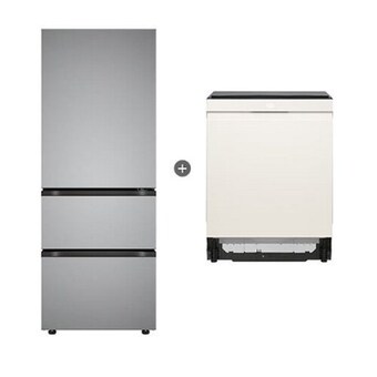 LG전자 오브제컬렉션 김치톡톡 Z330MPSF11 + 식기세척기 <b>DUE6BGL1E</b>