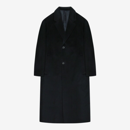 지이크 울 캐시미어 블렌디드 롱 코트 블랙 PJAH7025000