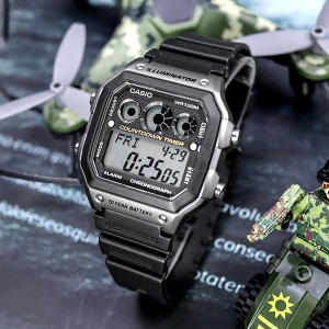 카시오 casio 남성 시계 mens digital resin quartz watch 미국직배송 1av AE1300WH