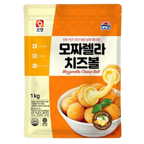 사조대림 오양 모짜렐라 치즈볼 1kg (1개)