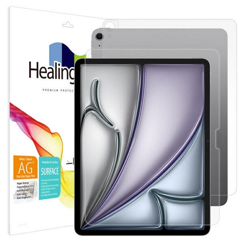 폰트리 힐링쉴드 iPad Air 13 M3 종이질감 블루라이트차단 액정+후면보호필름[액정 1매+후면 1매]